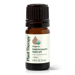Plant Therapy Helichrysum Italicum oil bottle ready for diffusion or topical use.