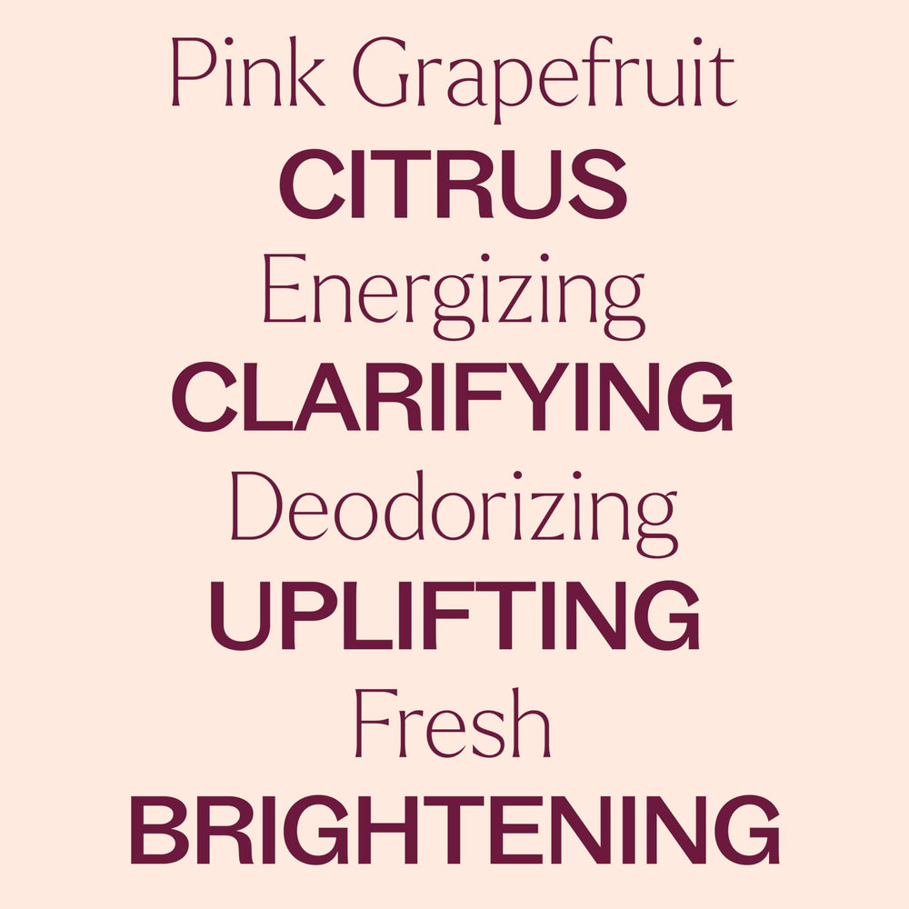 Plant Therapy Pink Grapefruit label with trusted batch-testing notes