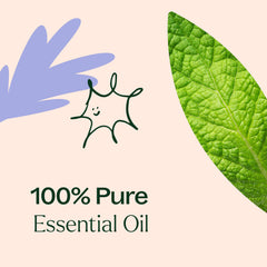 Respir Aid diluted in carrier oil for chest treatment
