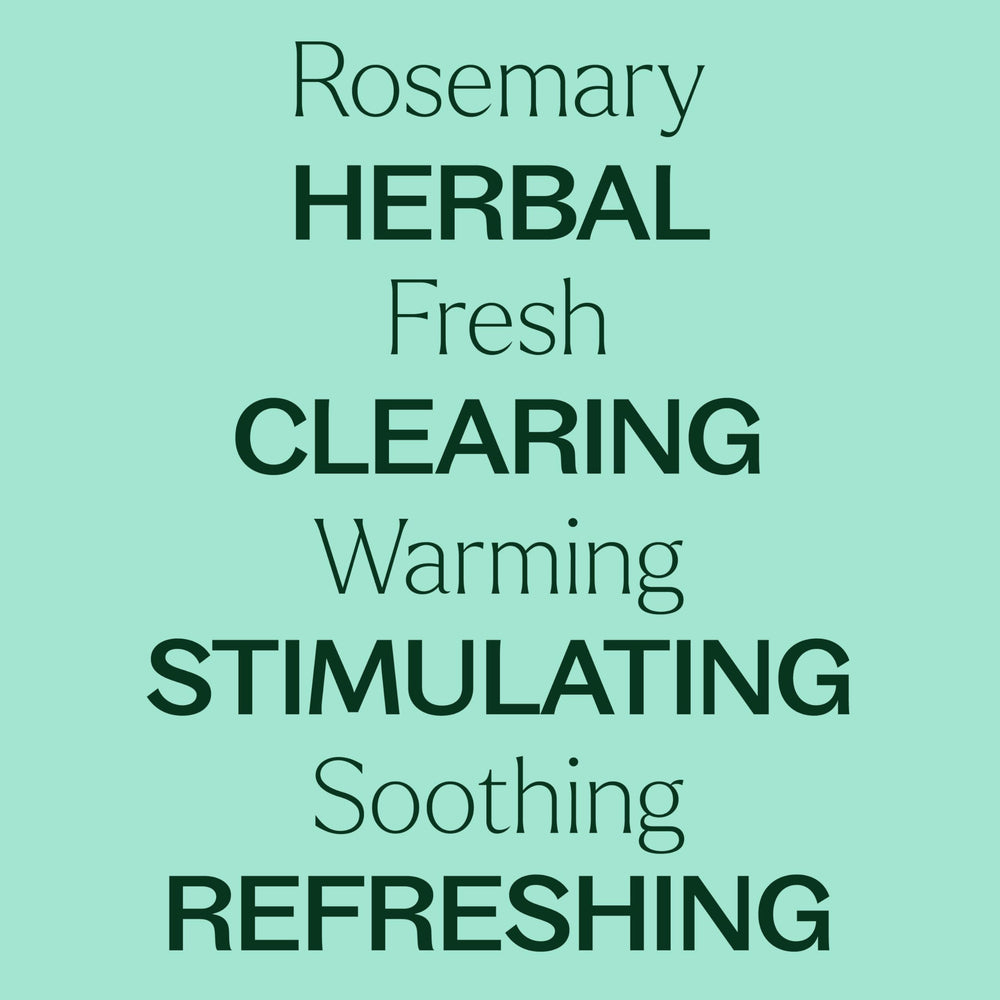 Plant Therapy rosemary oil DIY shampoo blend for healthier-looking hair.