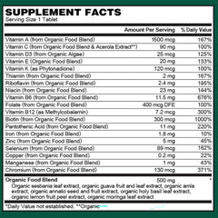 PlantFusion vegan non-GMO badge on bottle emphasizing clean ingredients