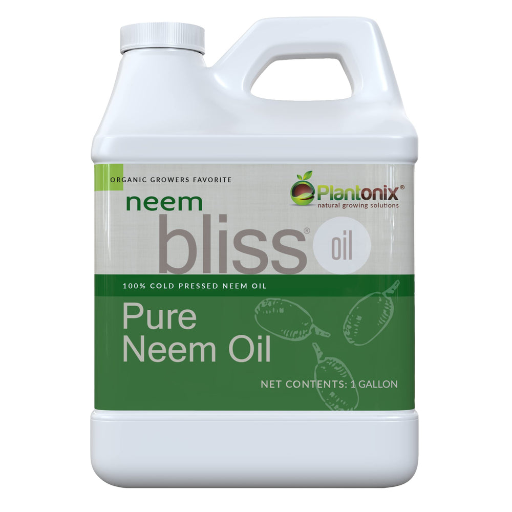 Plantonix Neem Bliss bottle front, pure neem concentrate for skin and hair care.