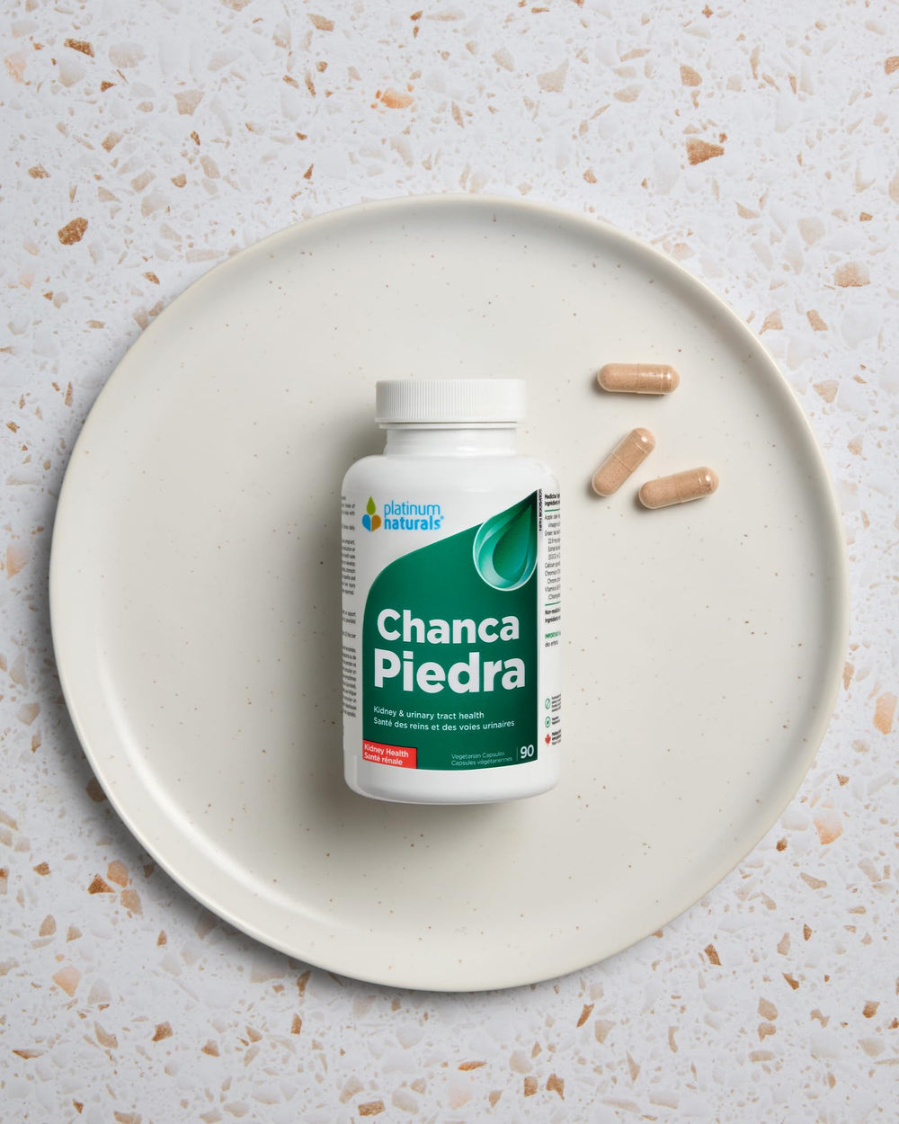 Platinum Naturals Chanca Piedra capsules offer convenient daily kidney health support.