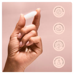 PLAYGROUND Miracle Melts texture close-up highlights melt-on contact for comfortable conditioning.