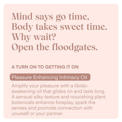 Playground Mood Maker Intimacy Oil pump top showing travel-friendly packaging