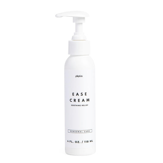 Plexus Ease Cream tube showcasing silky hydration for daily skin comfort.