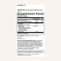Plexus ProBio 5 strains graphic showing five probiotic strains