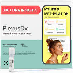 PlexusDX Genetic Methylation Test Kit cover with branding for at‑home DNA insights.