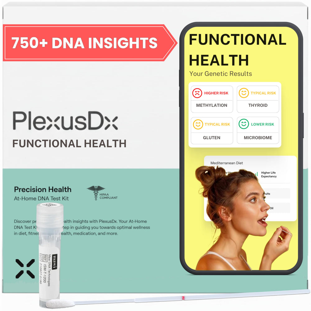 PlexusDX genetic test kit inside view guides personalized health insights