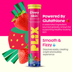 PLIX Glowy Skin packed with Vitamin E and Vitamin C.