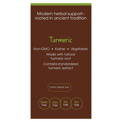 plnt Turmeric label highlights kosher and allergen-free status