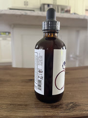 Dropper-cap bottle enables precise, controlled application of the herbal rub.