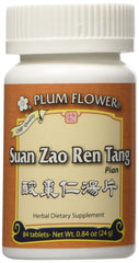 Plum Flowers Suan Zao Ren Tang tablets in bottle for daily calm support