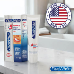 Plus White Speed Whitening Gel features dentist-approved ingredients for safe whitening.