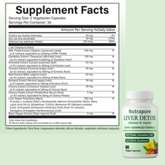 Nutrapure Liver capsules dispensed in a clear view for daily supplementation.