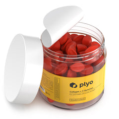Plyo Collagen + C gummies enjoyed after a workout for daily use.