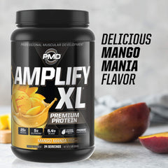 PMD Amplify XL glutamine and BCAAs for lean muscle support.