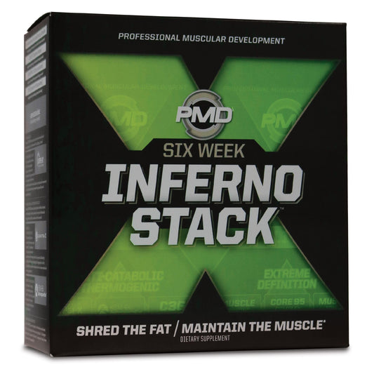 PMD Arsenal X Inferno bottle for on-the-go energy and focus.