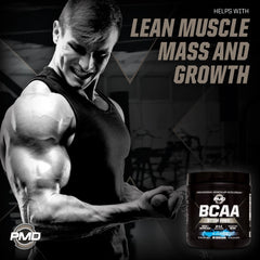 PMD BCAA Alpha-KIC component illustration for muscle function benefits.