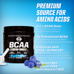 PMD BCAA endurance-focused sip during cardio session imagery.