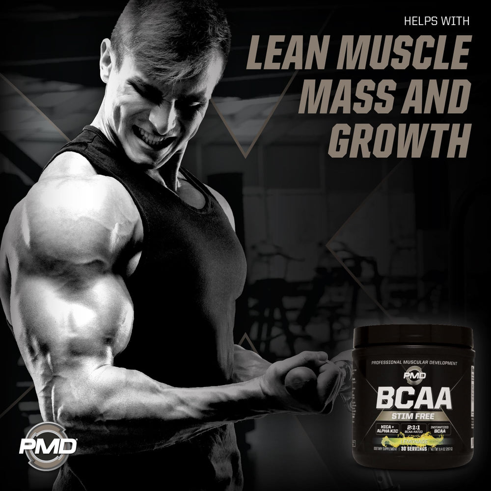 PMD BCAA Lemonade ready-to-use shaker for on-the-go hydration