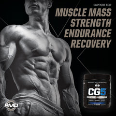 Unflavored PMD CG5 powder dissolving in water for versatile mixing