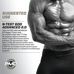 PMD N-Test 600 Advanced bottle front and label transparency