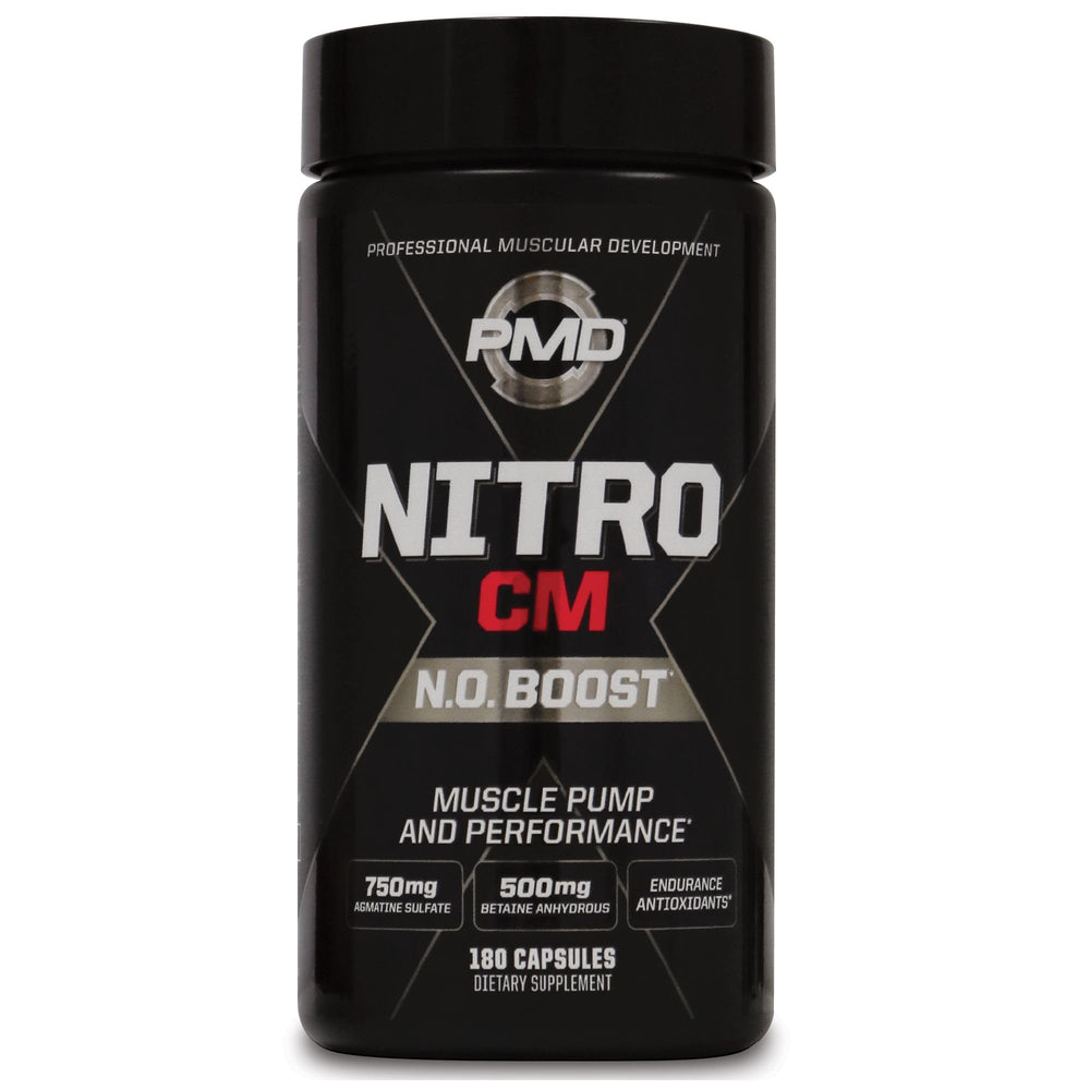 PMD Nitro CM bottle front view for intense workouts.