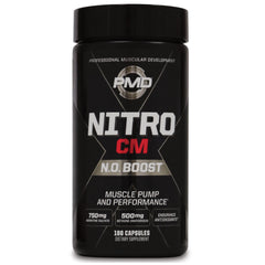 PMD Nitro CM bottle front view for intense workouts.