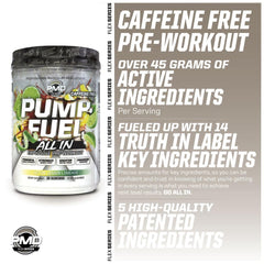 Powder being stirred in a glass of PMD Pump Fuel ALL IN for smooth mix