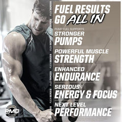 Shaker with PMD Pump Fuel ALL IN being prepared before training.
