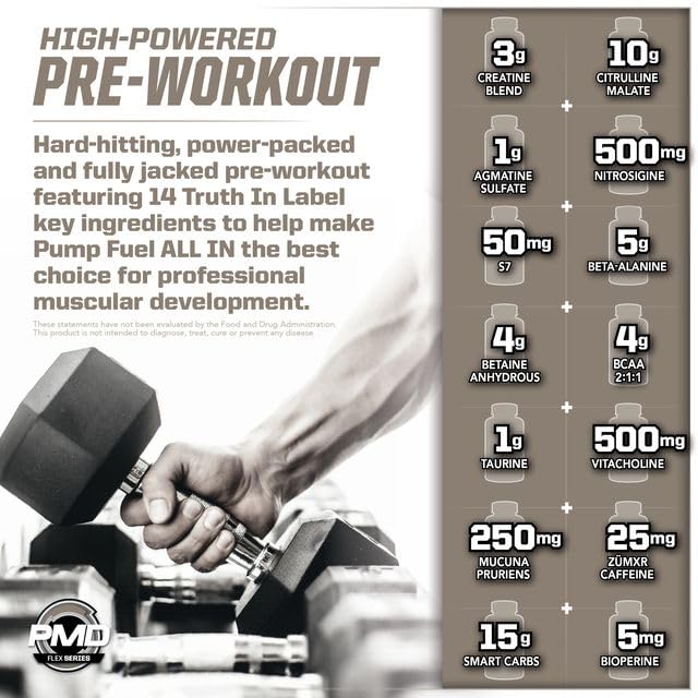 Prepared PMD Pump Fuel ALL IN drink ready to energize a workout.