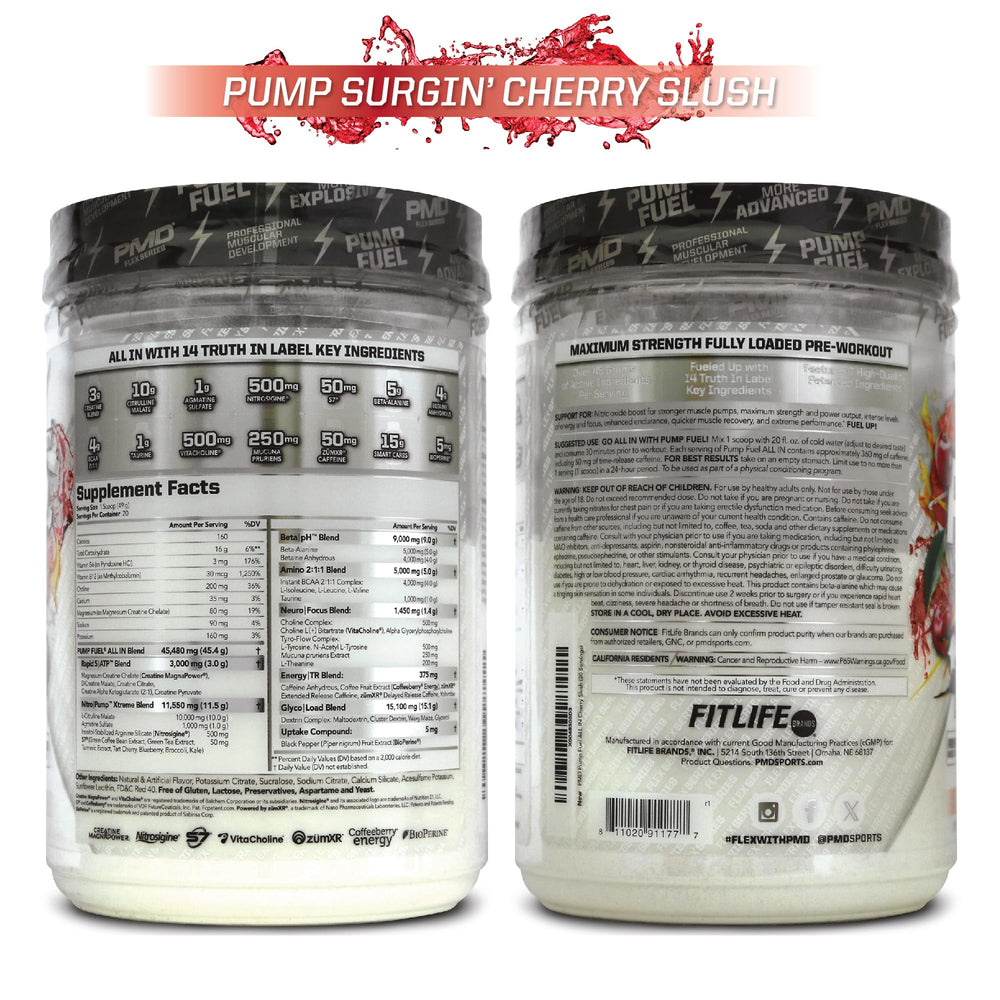 PMD Pump Fuel Insanity in action shows fast mixing for workouts.