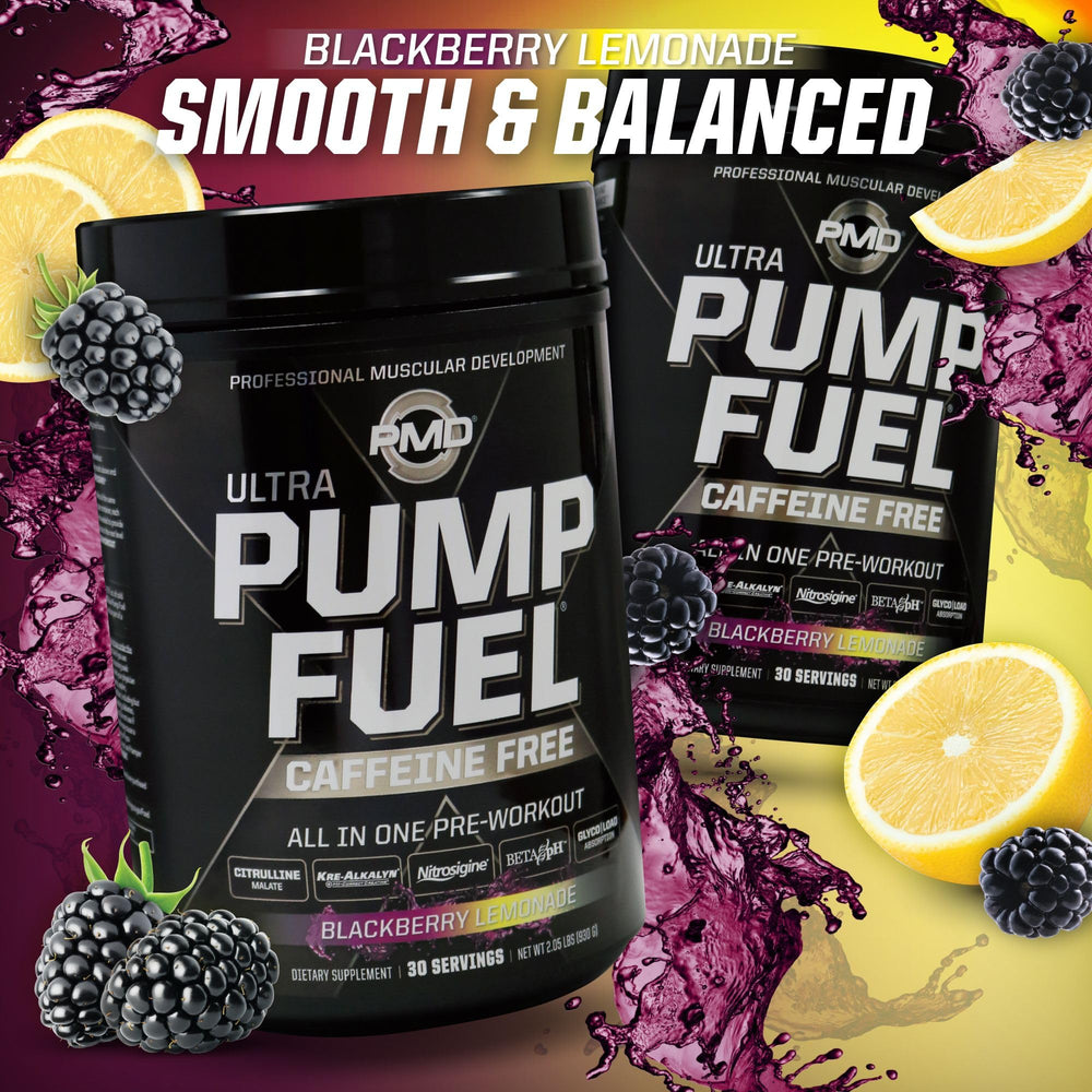 PMD Pump Fuel Ultra bottle pour captures a clean, balanced blend