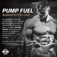 PMD Pump Fuel Ultra Insanity in gym scene suggesting focused energy