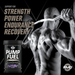PMD Pump Fuel Ultra Insanity pouring shot suggests quick mix and energy.