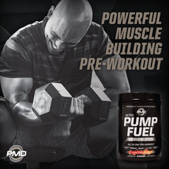 PMD Pump Fuel Ultra powder swirling into liquid before training