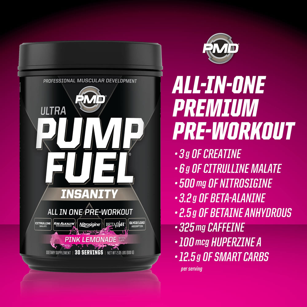 PMD Pump Fuel Ultra workout setup, pre-workout ritual for focus.