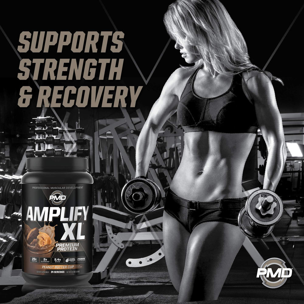 PMD Hydro Greens Blend powder highlighting added greens for daily nutrition.