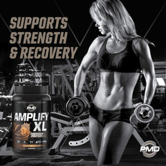 PMD Hydro Greens Blend powder highlighting added greens for daily nutrition.