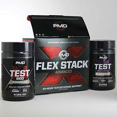 PMD Sports Flex Stack Advanced T-Gels bottle demonstrates quick-release daily recovery potential