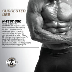 PMD N-Test 600 capsules pack offers compact daily solution.