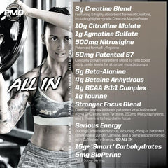 PMD Pump Fuel All In serving scoop demonstrates convenient dosing for daily workouts.