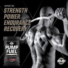 PMD Pump Fuel scoop beside powder for quick serving
