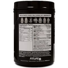 PMD Pump Fuel Ultra tub with transparent label demonstrating precise ingredients.
