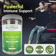 PMT Medical ImmunoGut made in USA stamp signals quality.