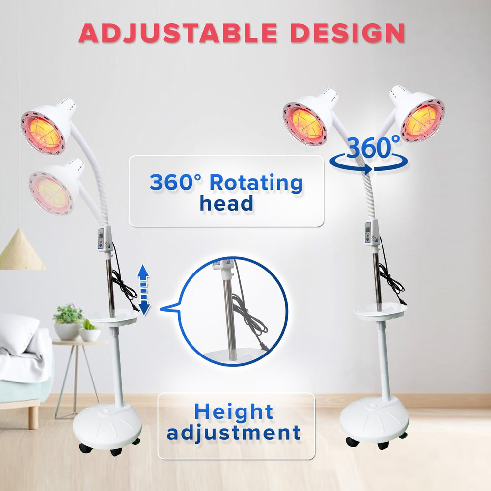 PMT Medical Infarex infrared lamp height-adjustable setup for custom positioning