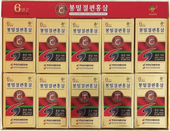 POCHEON KOREAN RED GINSENG slices with honey for a quick energy-boosting snack.