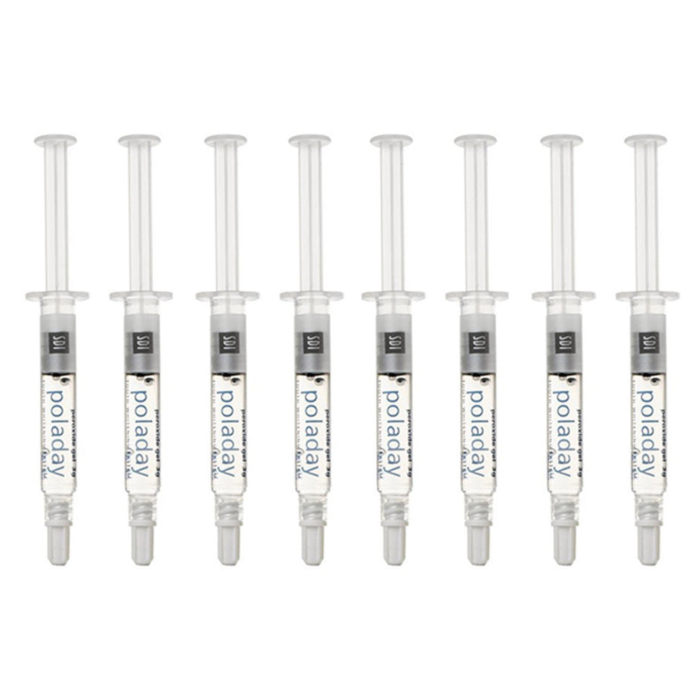 Poladay CP 35% whitening gel syringes for at-home whitening and brighter smile
