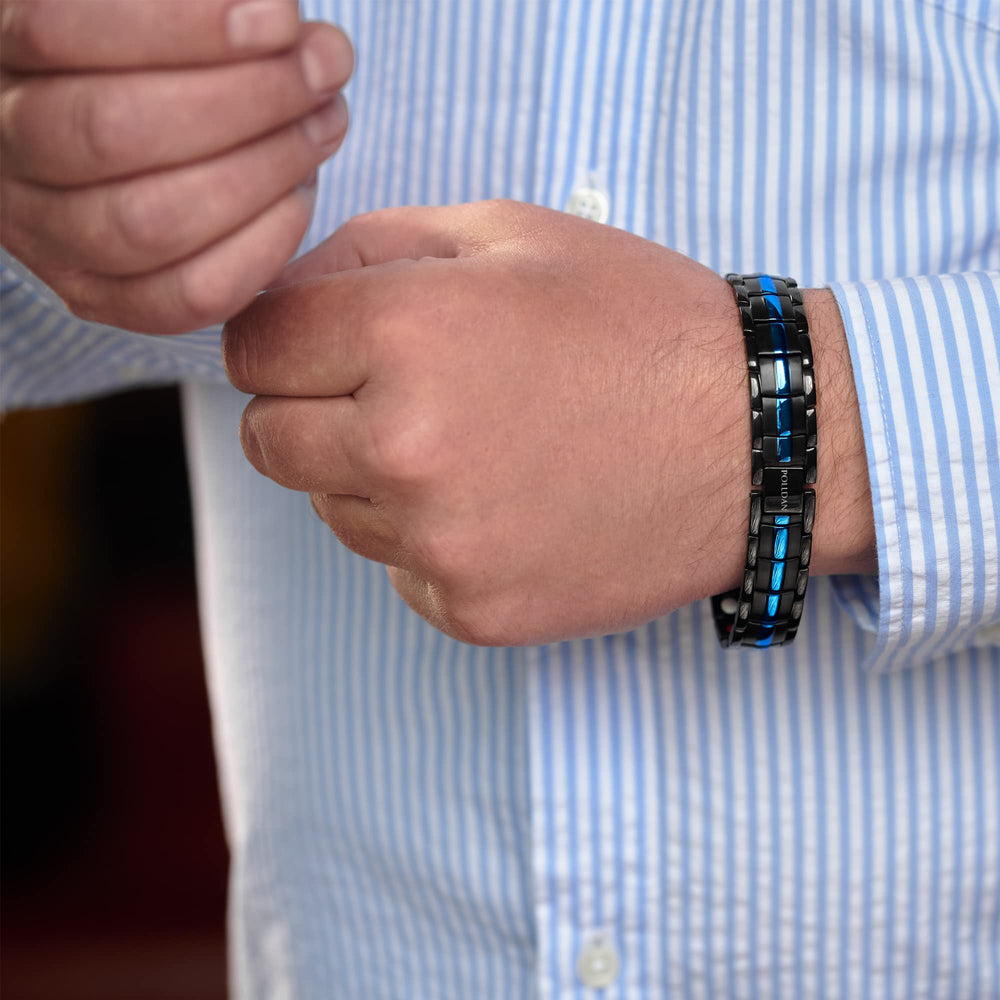 POLLDAN bracelet with adjustable 9.1-inch length fits a range of wrists